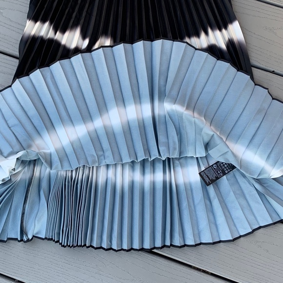 All Saints Curtis 2-in-1Tie Dye Pleated Midi Dress - Picture 13 of 16